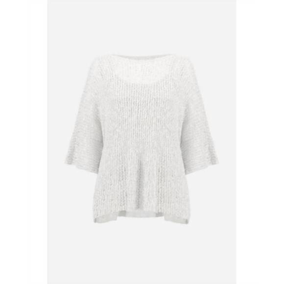 NEW JOSEPH RIBKOFF women's chenille sweater set in vanilla